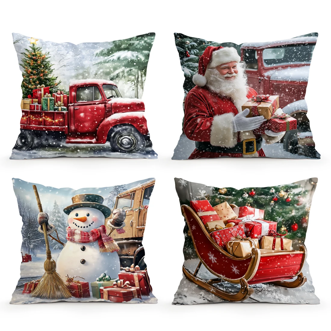 

christmas gift Cushions Pillowcase Cushion Cover Throw Pillow Sofa Decoration Pillowcover Home Car Decor