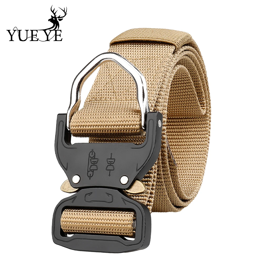 Men's Outdoor Belt Hunting Tactical Multifunctional Combat Survival High Quality Marine Corps Canvas Nylon Tactical Belt