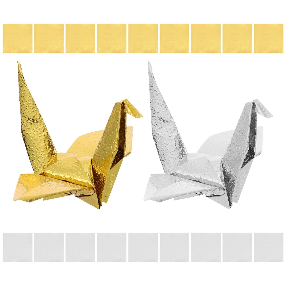 200 ورقة مشرقة من جانب واحد اوريغامي ورقة لامعة مربع قابلة للطي لتقوم بها بنفسك كرين القلب الحرف مشرق ورقة قابلة للطي #2