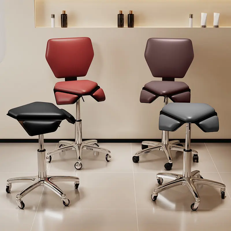 

Стул для салона красоты на колесиках, регулируемый, для тату-салонов и парикмахерских, в продаже