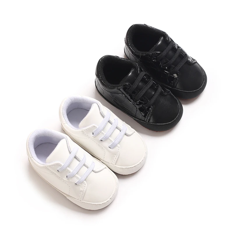 Klassische Frühlings- und Herbst-Babyschuhe, weichsohlige Freizeitschuhe für Babys von 0-1 Jahr, Lauflernschuhe