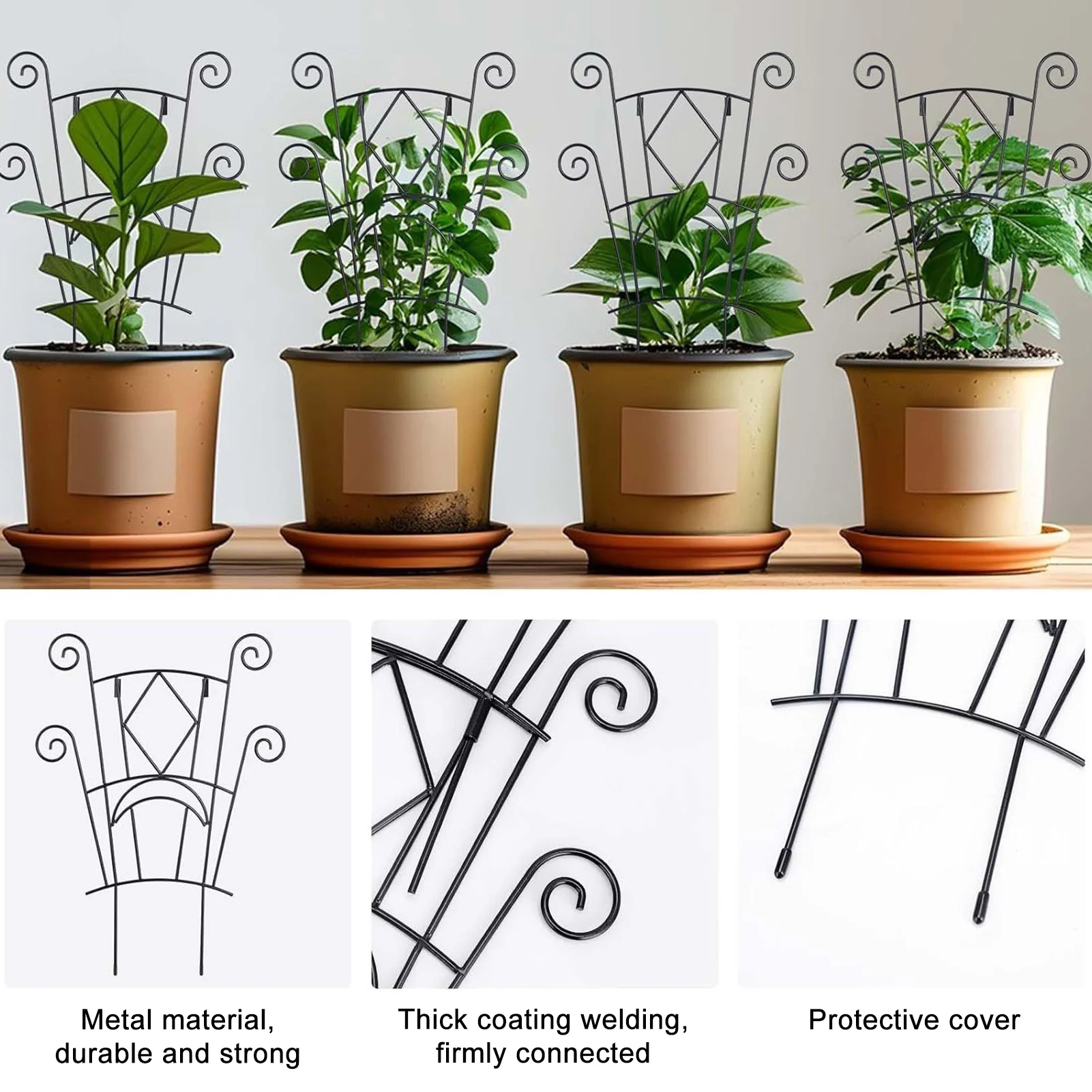 Plants Vine Climbing Trellis  Iron Plant Trellis Plants Growth Supporting Frame for Garden Supporting Vine Climbing Plants