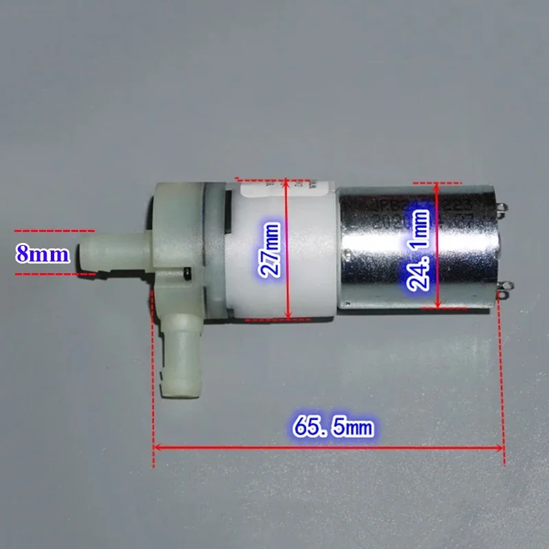 Tcs Jsb2438 Kleine 370 Motor Waterpomp Dc 12V Micro 27Mm Diafragma Zelfaanzuigende Zuigwaterpomp Diy Dispenser Tank