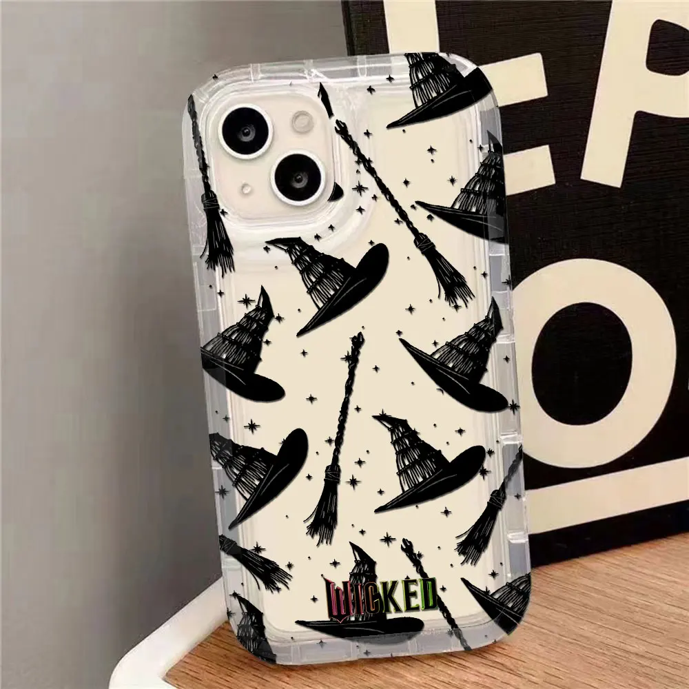 W-Wicked Part One Movie G-Glinda Phone Case for Samsung Galaxy S25 S24 S23 S22 S21 S20 Note20 Ultra Plus 4G 5G Clear Back Cover - náhled 4
