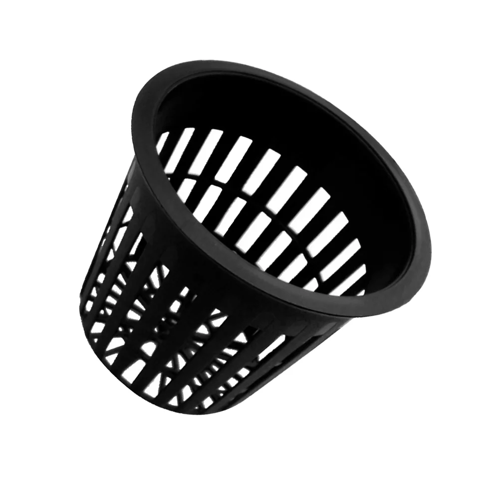 

10 Pcs Hydroponics Slotted Mesh Pot Cups Flower Pots Planting Baskets Home for Plants Garden Netting