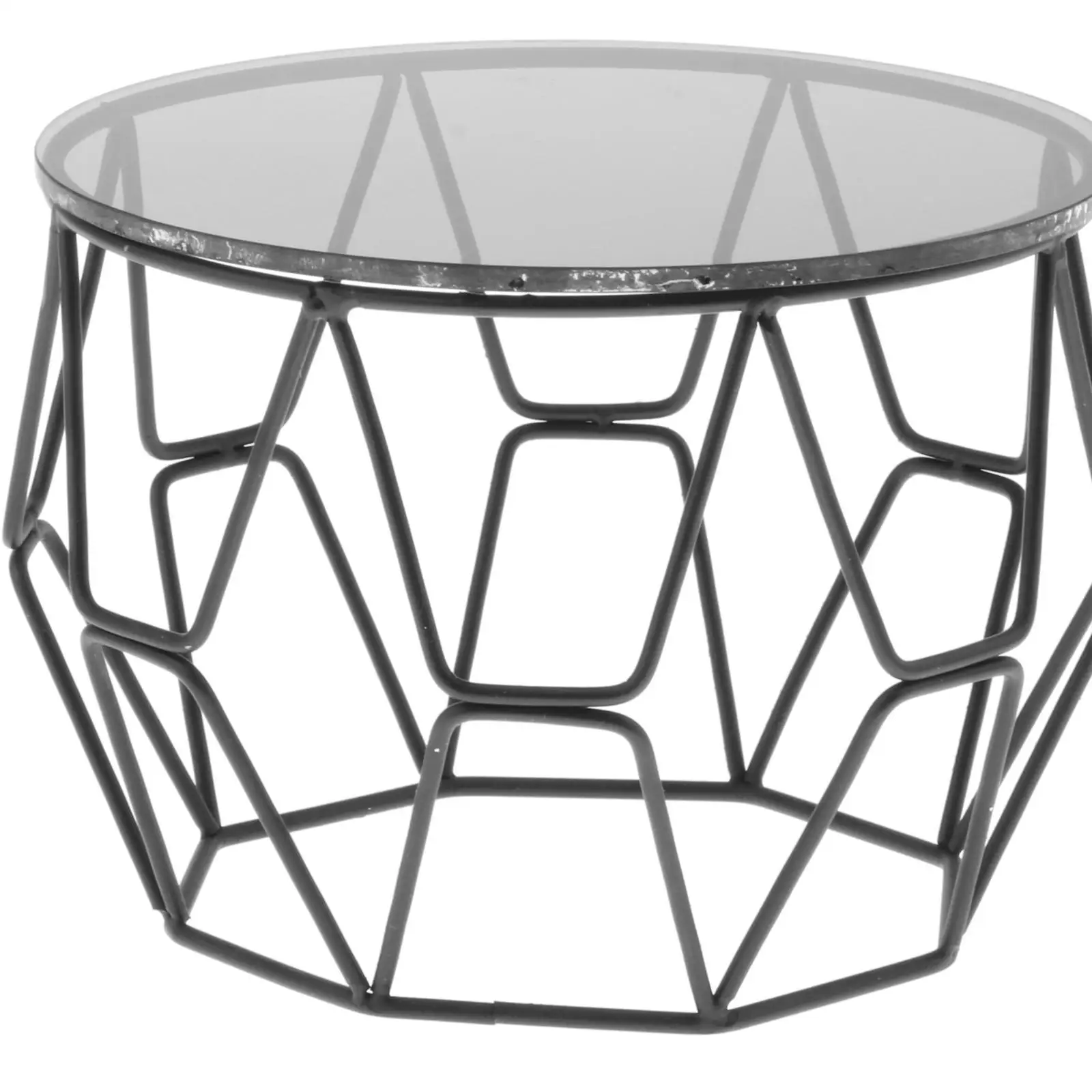 Maison de poupée miniature à l'échelle 1:6, table en verre, meubles, décor de scène de vie, accessoires