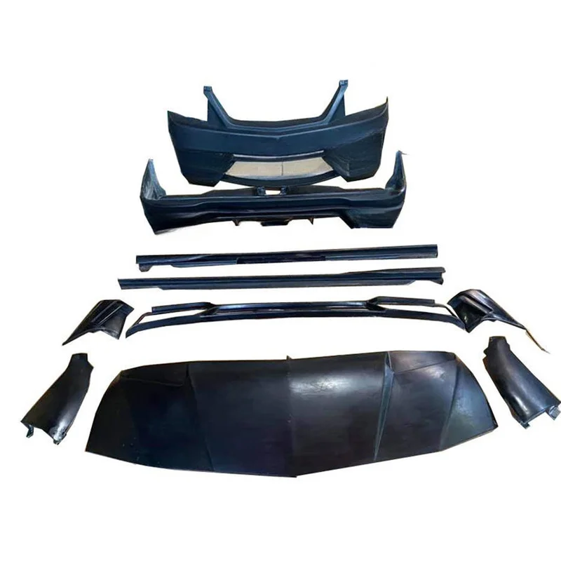 High Quality SAD I Unpainted Body Kit For Narrow Hiace 1695 2014-2016 Upgrade Parts