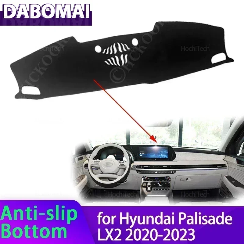 For Hyundai Palisade LX2 2020-2023 2021 2022 Car Dashboard Cover Avoid Light Pad Instrument Panel Mat Case Carpets