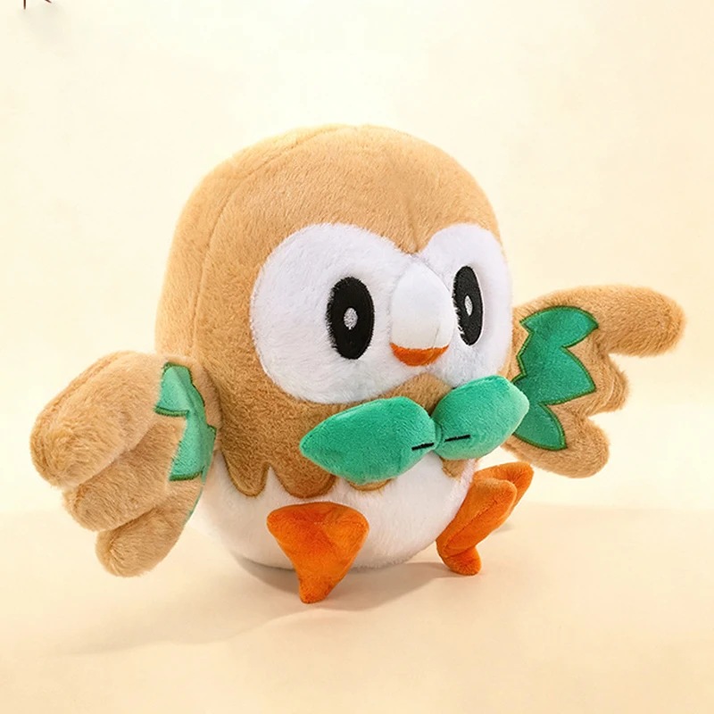 30-50cm Cute Rowlet Pokemon Plush Toys Stuffed Doll Cartoon Pokémon Plushie Anime Bird Pillow Xmas Birthday Gift for Kids