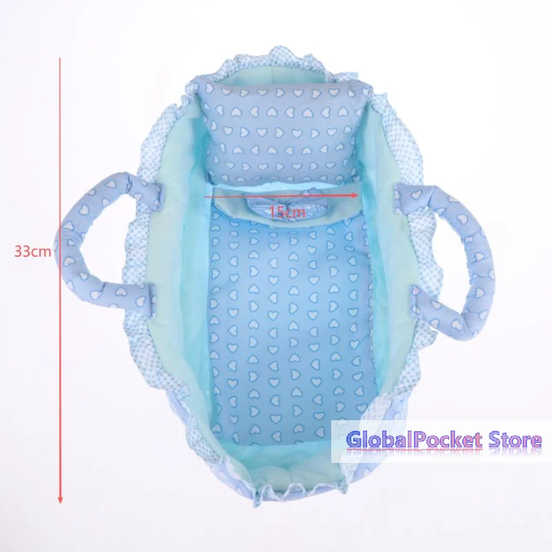 [TG823]Adaptable For Dolls Under 35cm Cute Hand-pull Basket Design For Dress-up Doll Dollhouse Accessories Girls' Toys Gifts view 6