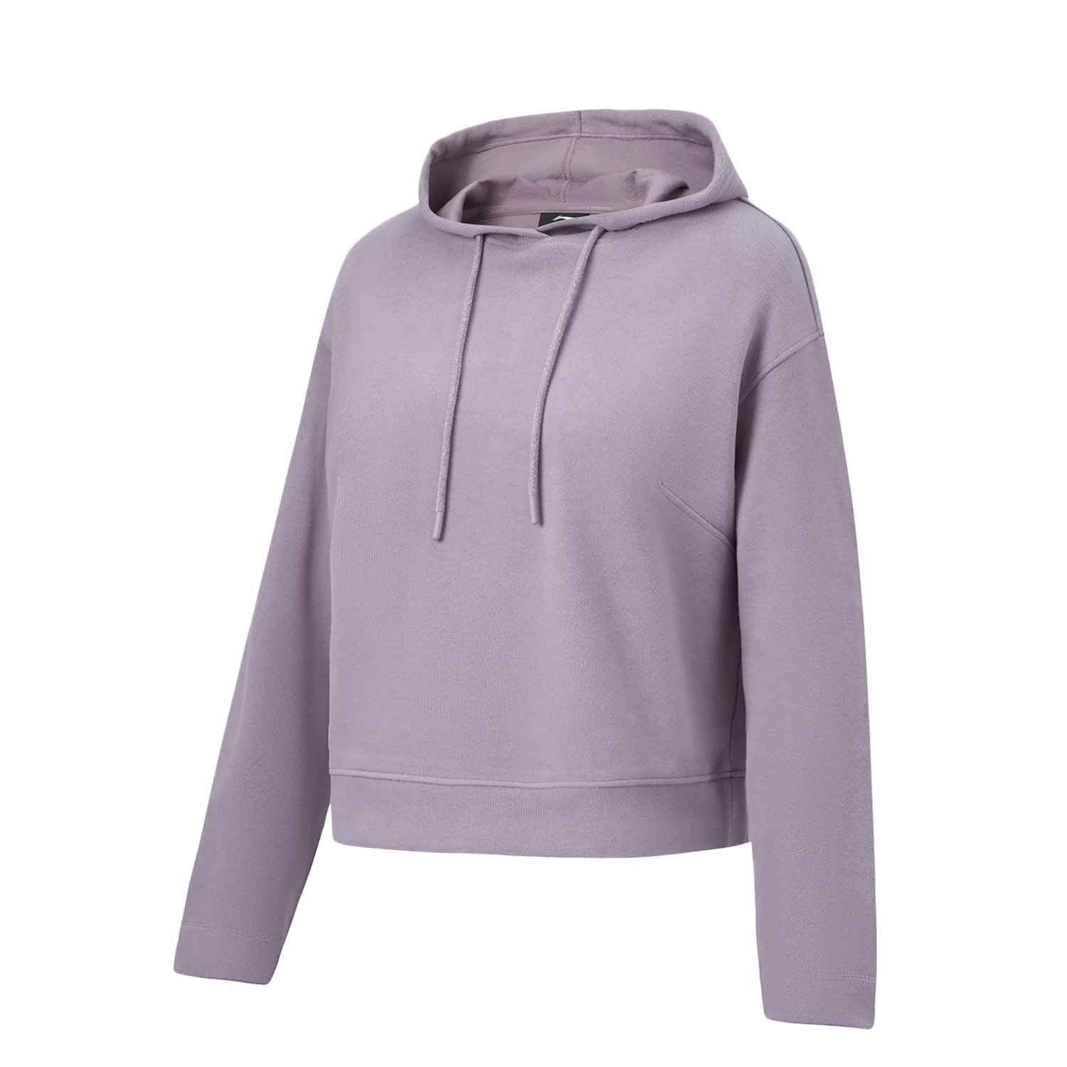 Li-Ning Women Training Fitness Hoodie WARM AT SHELL Loose Fit 70%Cotton 25%Polyester 5%Wool Sports Hooded Pullovers Coat AWDT800