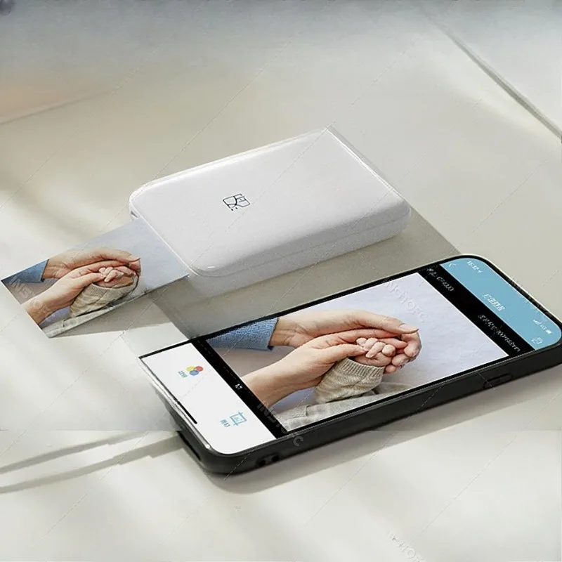 MT53 Color Photo Portable Printer Mobile Phone Mini Handheld Pocket Wifi Bluetooth Printing Machine 2x3 inch Sticky-Backed Paper