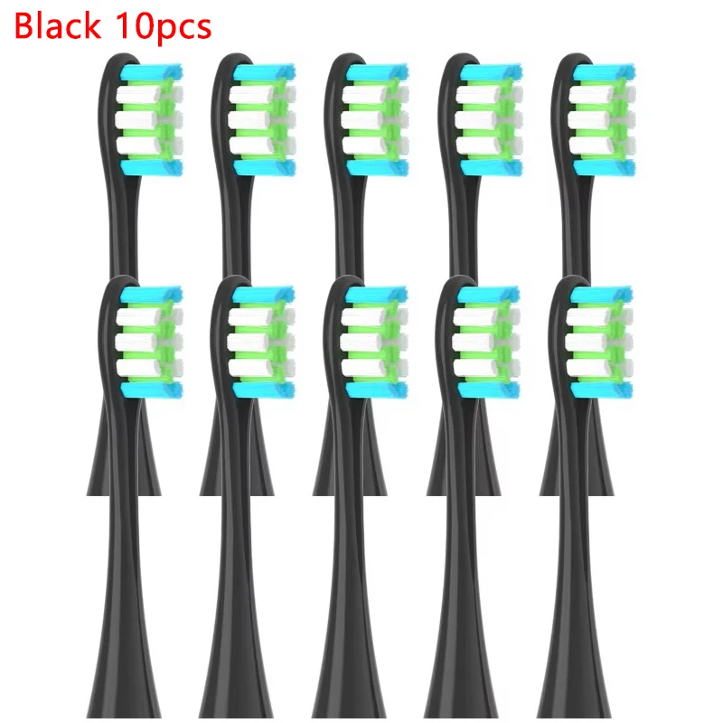10PCS Replacement Brush Heads For Oclean X/ X PRO/ Z1/ F1/ One/ Air 2 /SE Sonic Electric Toothbrush DuPont Soft Bristle Nozzles