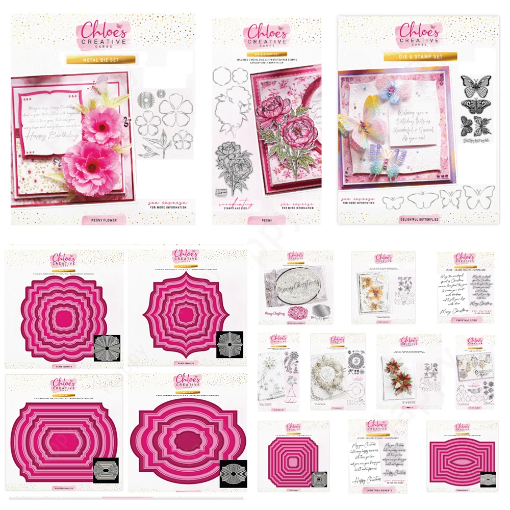 

Рождественская роза, металлические ремесленные штампы, сделай сам, прямоугольный скрапбук, бумажный венок, украшение ручной работы для тиснения, шаблон, новинка 2023 г.