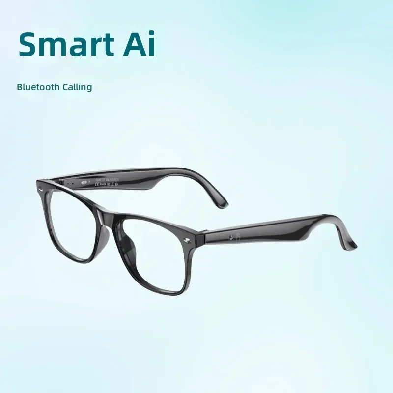 W100 AI Translation Smart Glasses Bluetooth Audio Call Music Playback Fashion Eyewear for Men Women Sports Travel Real Time