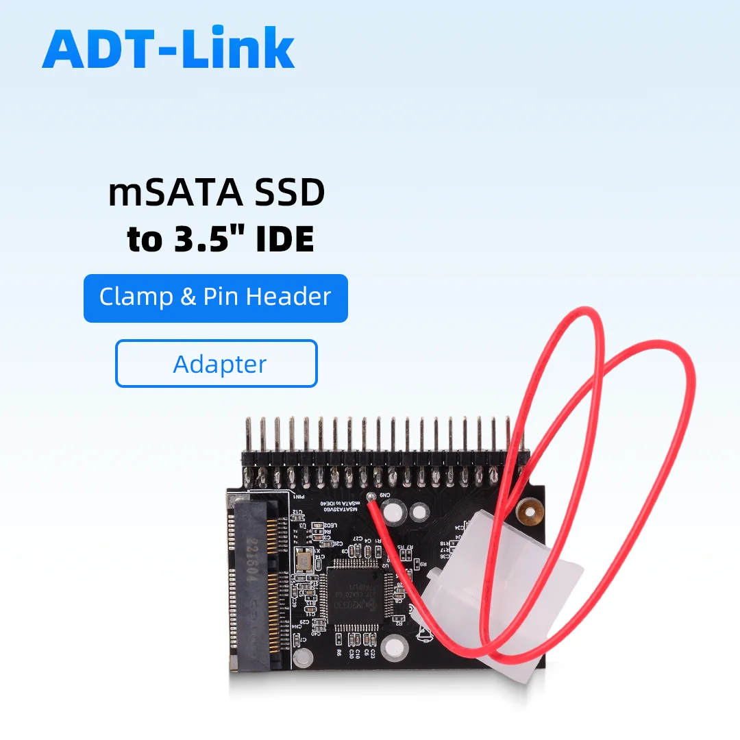 MSATA Solid State Drive To IDE Adapter Card 3.5inch 3.5-inch Clamp Pin 3.5 3.5