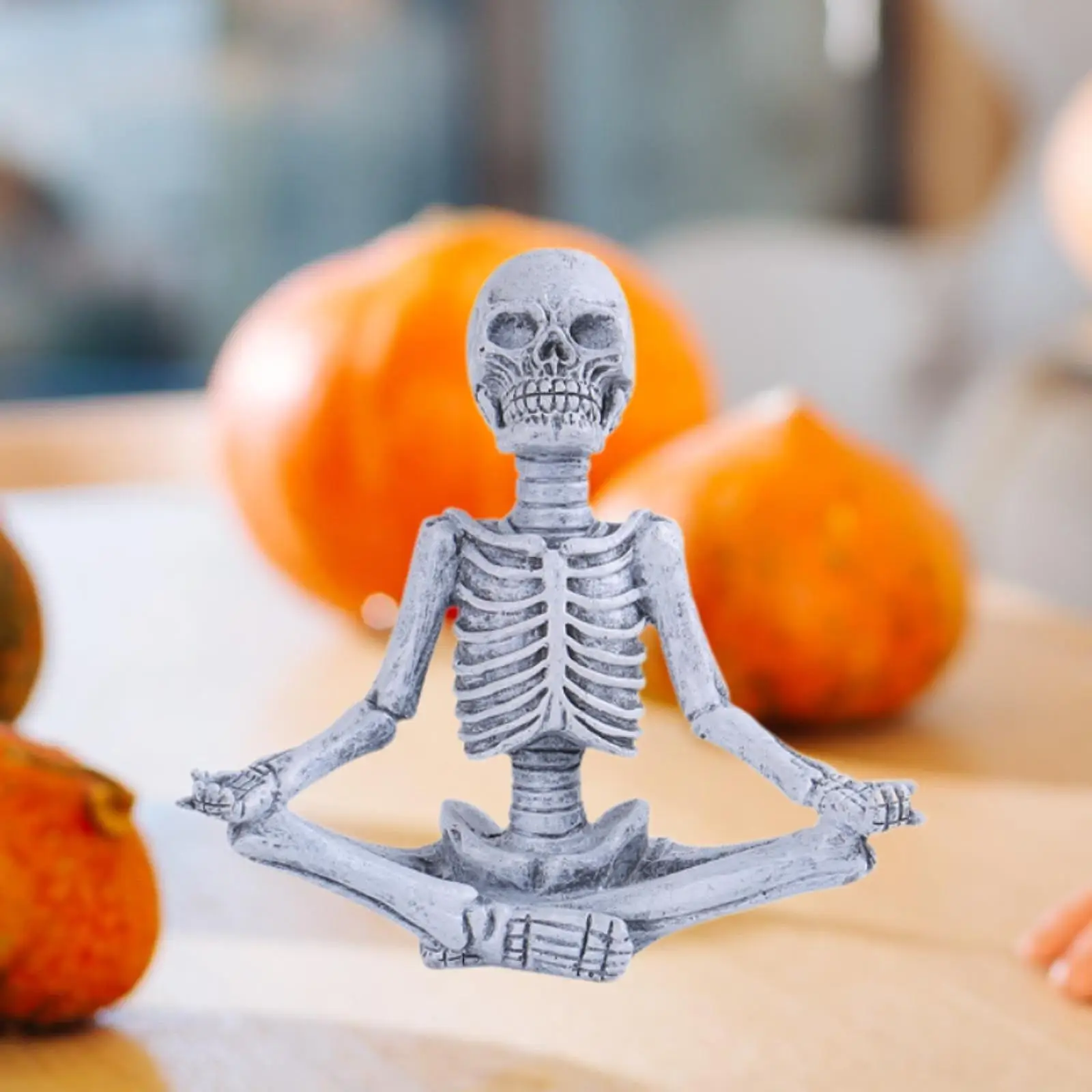 Halloween Skull Statue Creative Party Favors Multipurpose Home Ornaments for Windowsill Living Room Tabletop Balcony Apartments