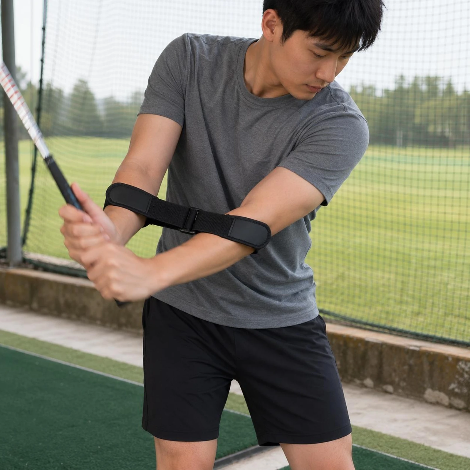 Golf Swing Arm Band Reinforced Golf Arm Training Band Posture Support Strap Long-Lasting Sports Gear Muscle Memory for Golfers