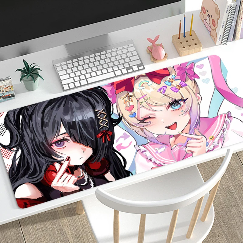 Mousepad Needy Girl Overdose Office Computer Desk Mat Keyboard Mouse Pad Laptop Cushion Large Non-slip Deskpad PC Anime Mousepad
