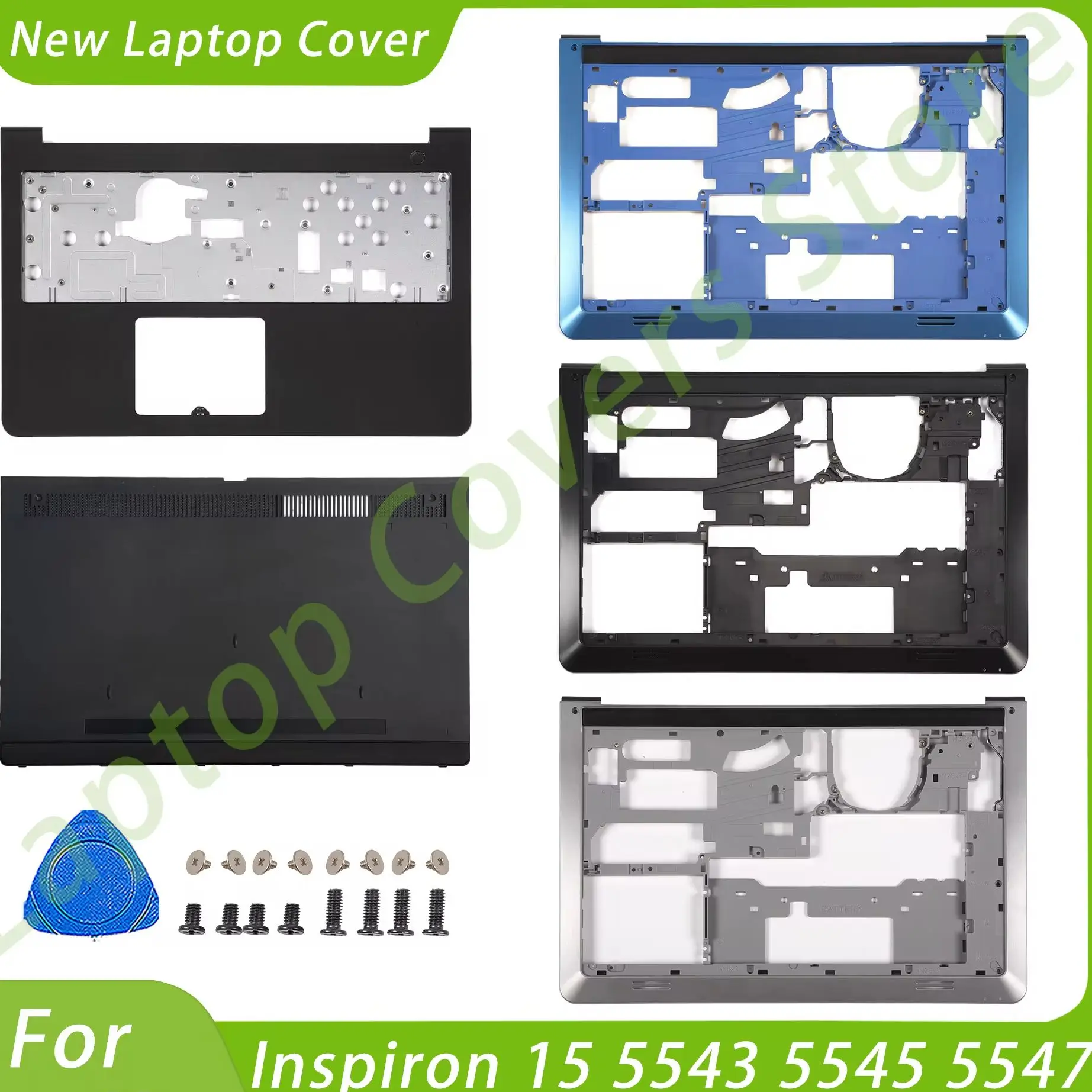 

New Cover For Inspiron 15 5543 5545 5547 5548 5557 5000 P39F Palmrest Bottom Case Lid Housing Case Replace