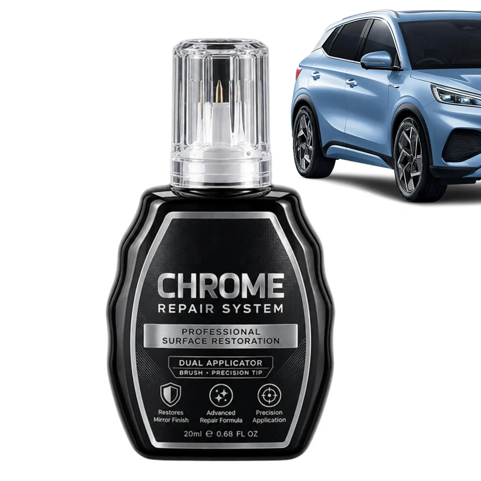 20ml Chrome Coating Repair Fluid Quick-Drying Long-Lasting Universal Chrome Coating Hardware Repair Liquid for Faucet Door
