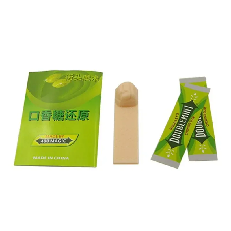 Sticky Situation Chewing Gum Restore Magic Trick Magic Novelty Gag Mentalism Illusion Close Up Magic Toy Easy To Do Fun Magician