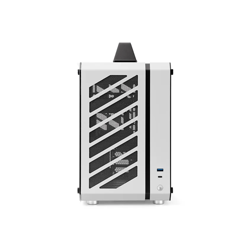 Support ultra-long graphics card, small chassis, side-through chassis, water-cooled chassis, moonlight silver y