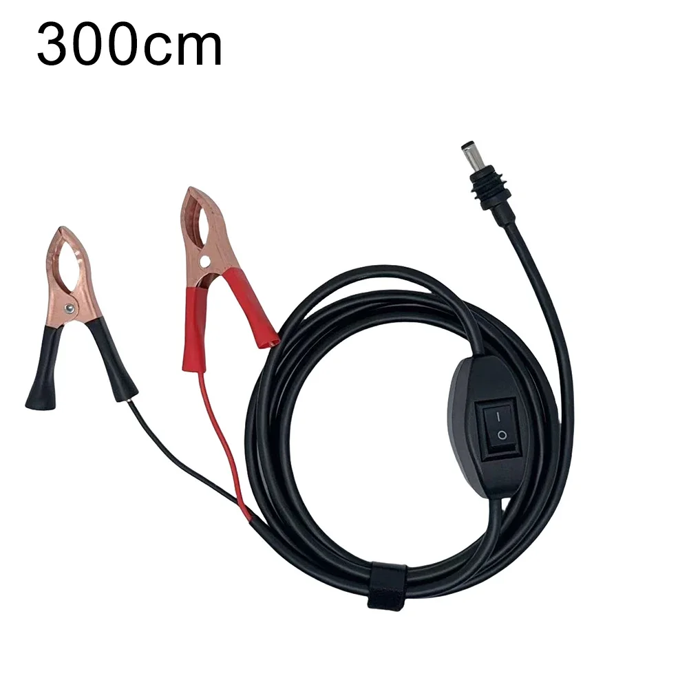 

For Starlink Mini Battery Cable with Integrated Switch For Alligator Clip to DC Power Cable for Reliable Connection