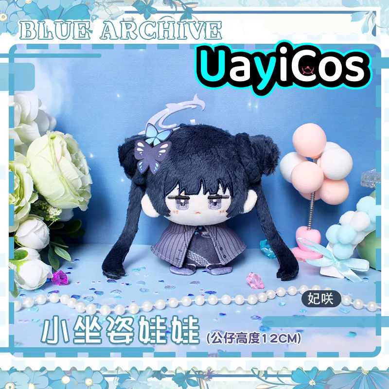 In Stock 12cm Blue Archive Onikata Kayoko Ryuge Kisaki Arona Stuffed Plushies Doll Keychain Bag Clothes Ornament Anime Game Toy
