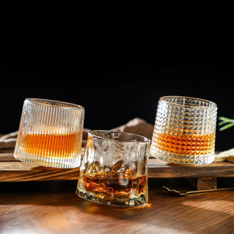 160ml Whiskey Glass, Old Fashioned Rocks Glasses Tumblers, Glassware for Cocktail Scotch, Bourbon, Gin, Voldka, Brandy