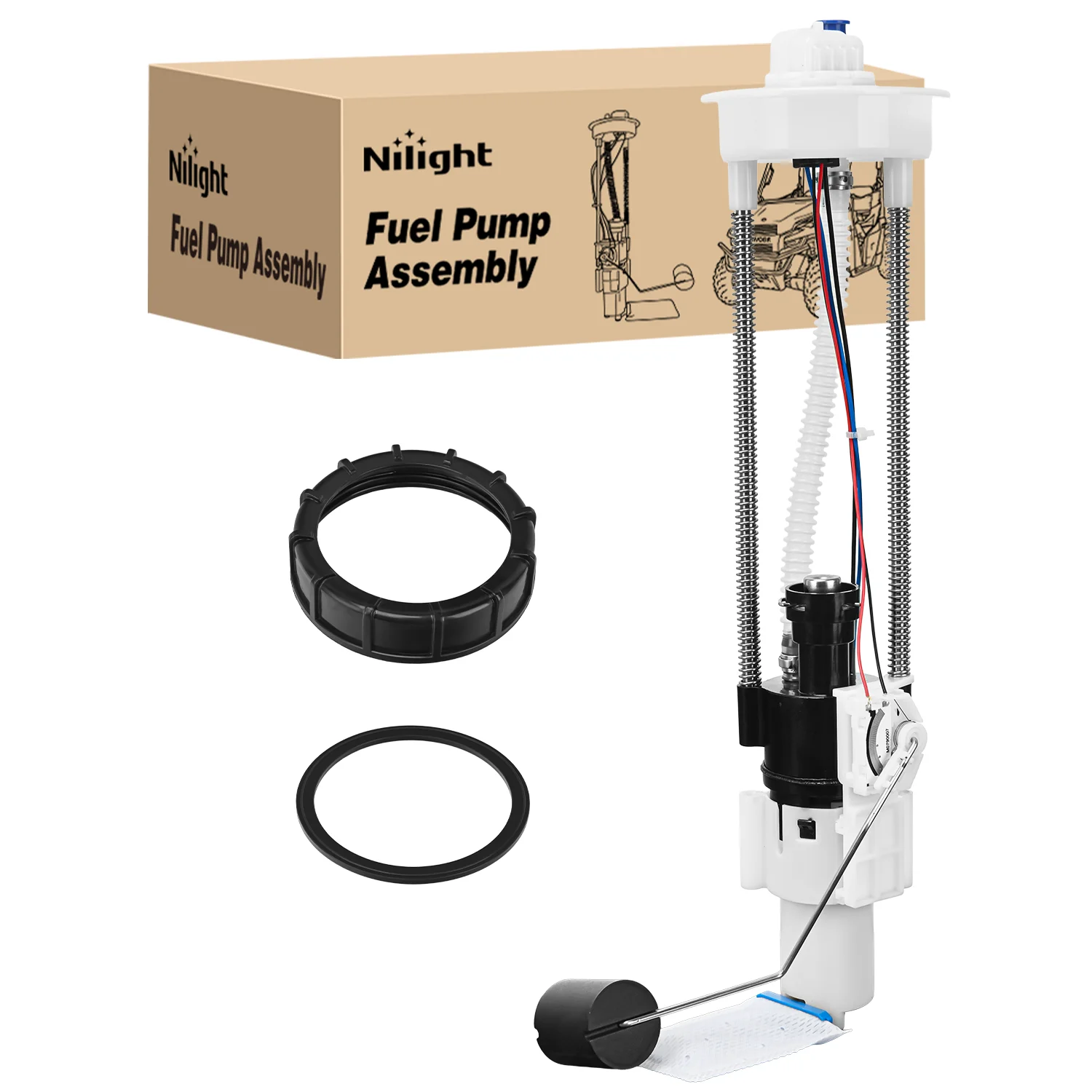 Nilight Fuel Pump Assembly Fit for Polaris Ranger 570 Scrambler 850 Sportsman 550/850 201112 13 2014-2023 Automotive Replacement Electric Fuel Pumps Module Assembly Replaces # 2204401 2208711