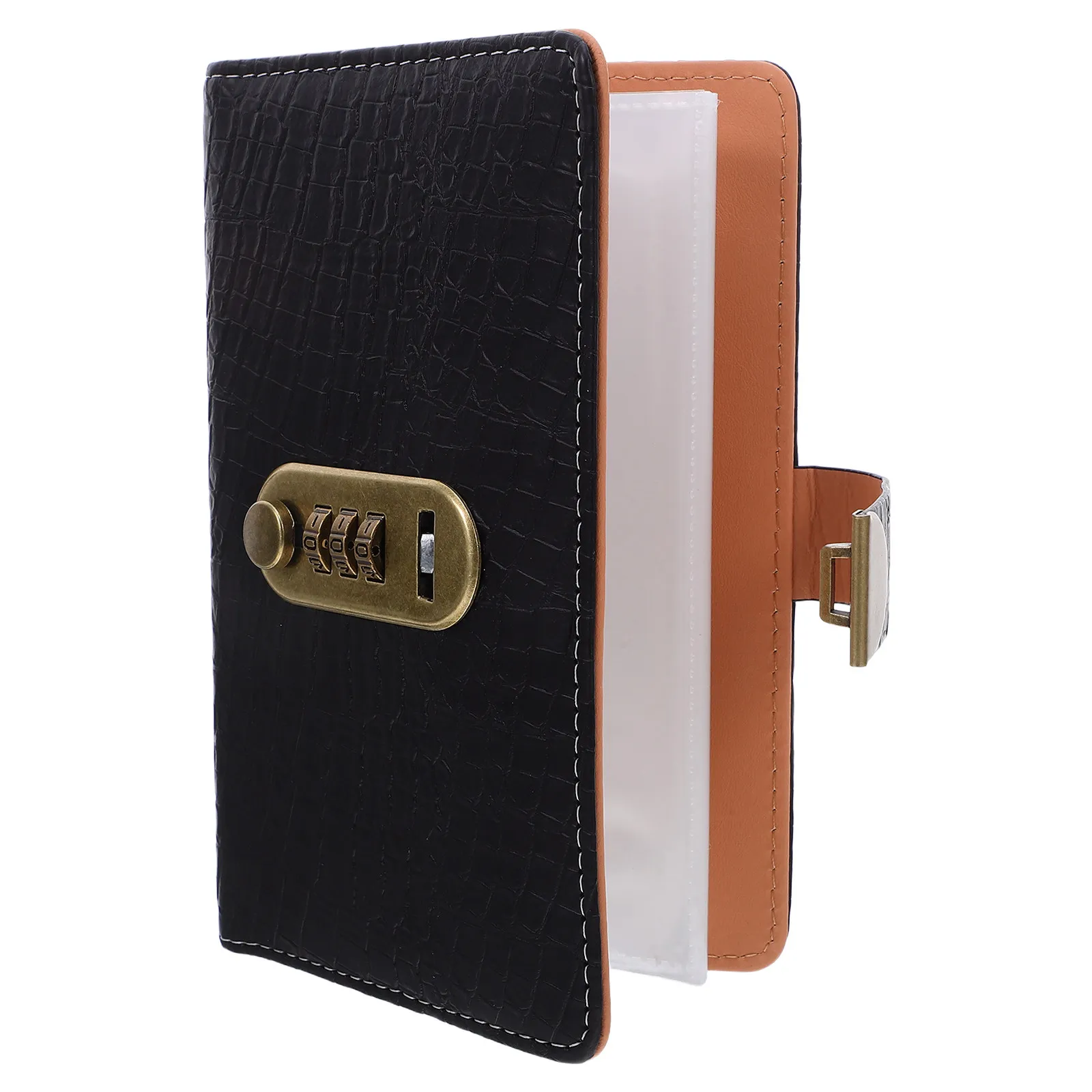 

Password Lock Money Saving Binder PU Cover 100 Envelopes Cash Budget Organizer Savings Challenge Tracker Financial Goals Planner