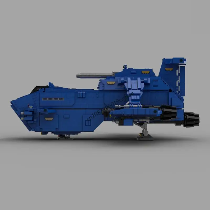 3243PCS 게임 영화 시리즈 MOC Warhamed 40k Thunderhawk 건쉽 모델 DIY 창의적인 아이디어 어린이 장난감 조립 퍼즐 생일 선물