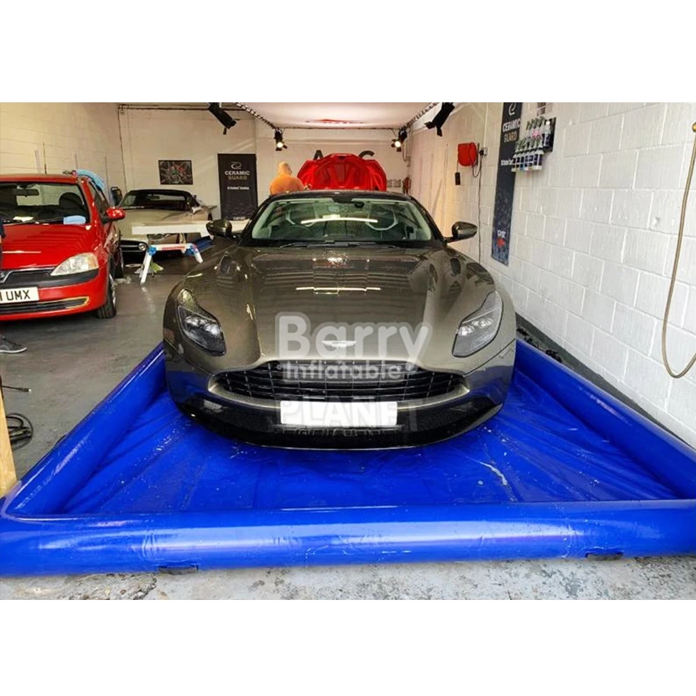 

Commercial Customized Garage Floor Mats Car Wash Room Plastic Car Wash Garage Flooring Mats Inflatable Car Wash Mats