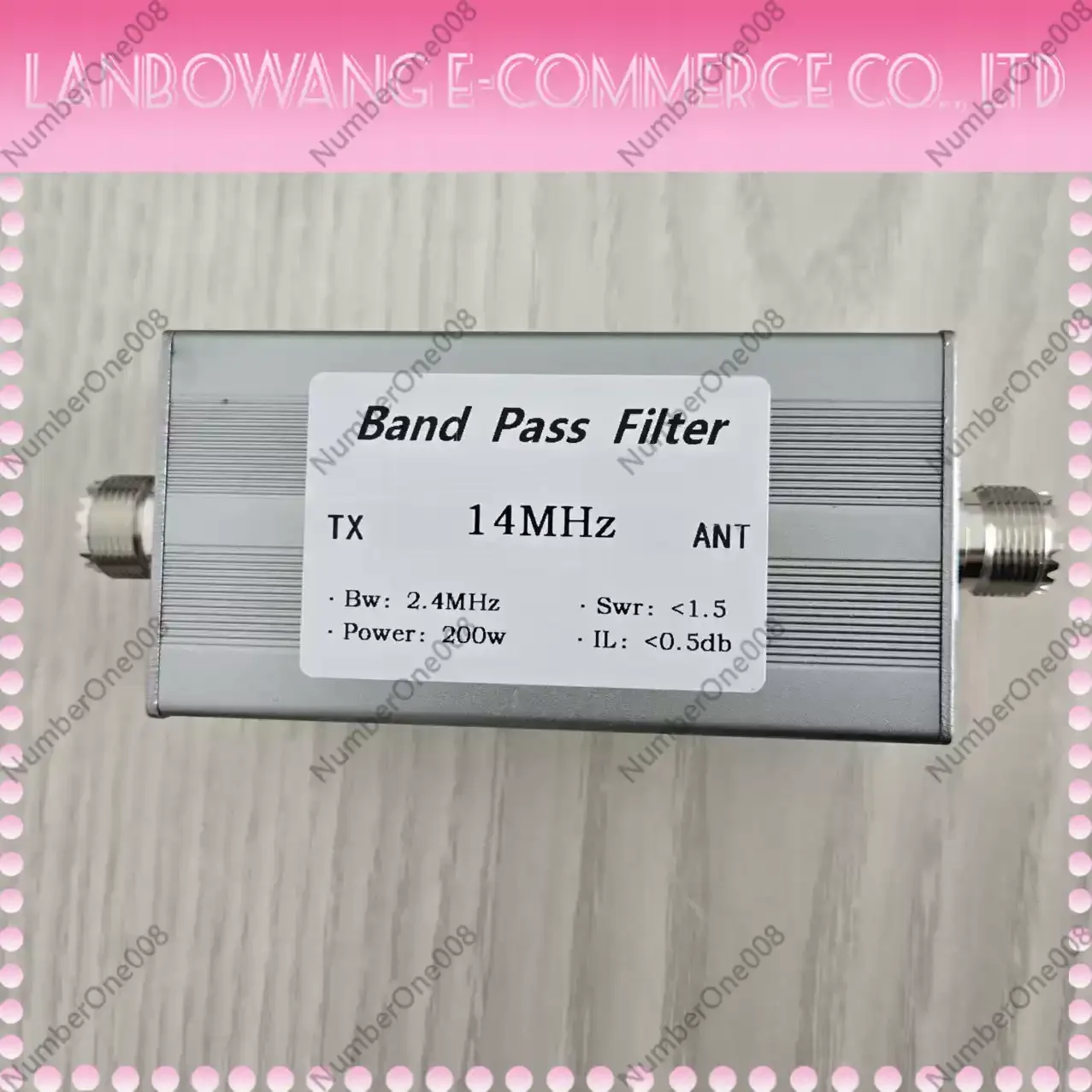 High Isolation Shortwave Bandpass Filter 7-28MHz, HF BPF Module for Ham Radio, Anti-Interference 6-Band Switchable