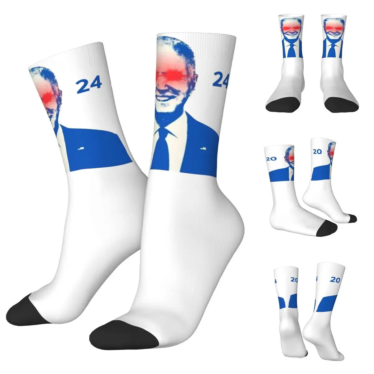 Darkness Biden Dark Brandon 2024 cosy Unisex Socks,Warm Happy 3D printing Socks,Street Style Crazy Sock