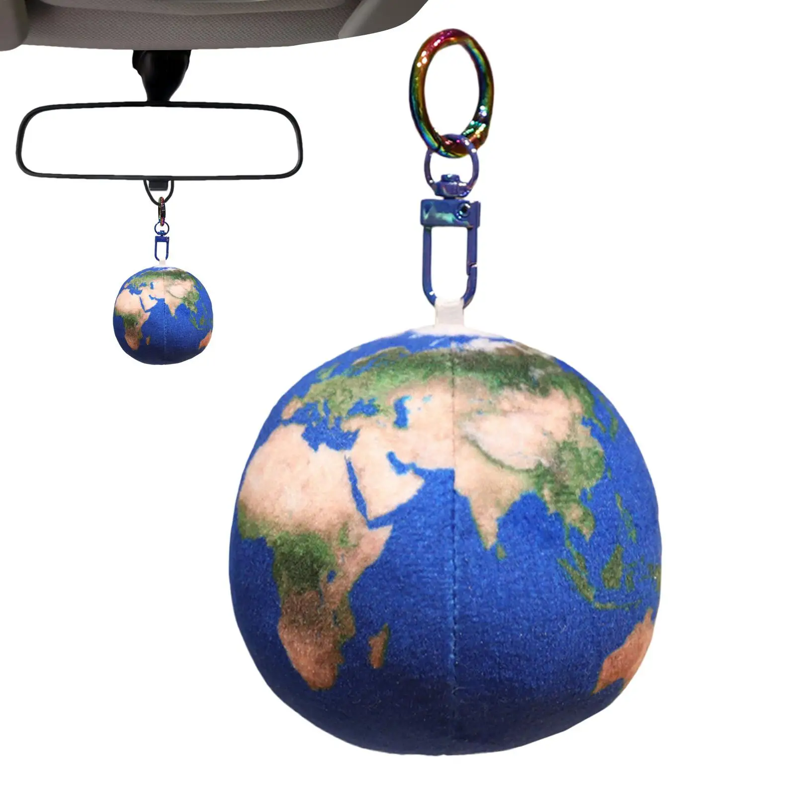 행성 플러시 2.95인치 부드러운 걸이형 봉제 인형 행성 장식품 핸드백 동전 지갑 보석 지갑 백팩 여성용