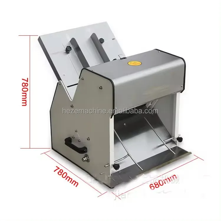 6.5mm 8mm 10mm 12mm Golden Chef Commercial Bread Slicer Adjustable Bread Cutting Machine 31 Pcs Bread Slicer Price