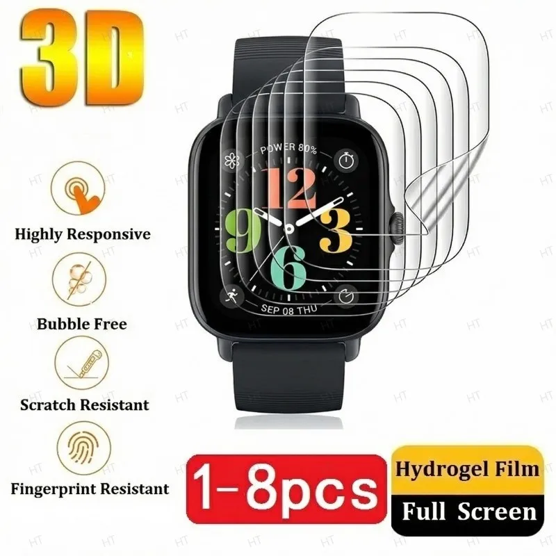 Película protectora para Amazfit GTS 4 Mini 3 2 2e lámina protector de pantalla para Amazfit GTS 2 Mini 2e 3 GTS 4 Mini película lámina
