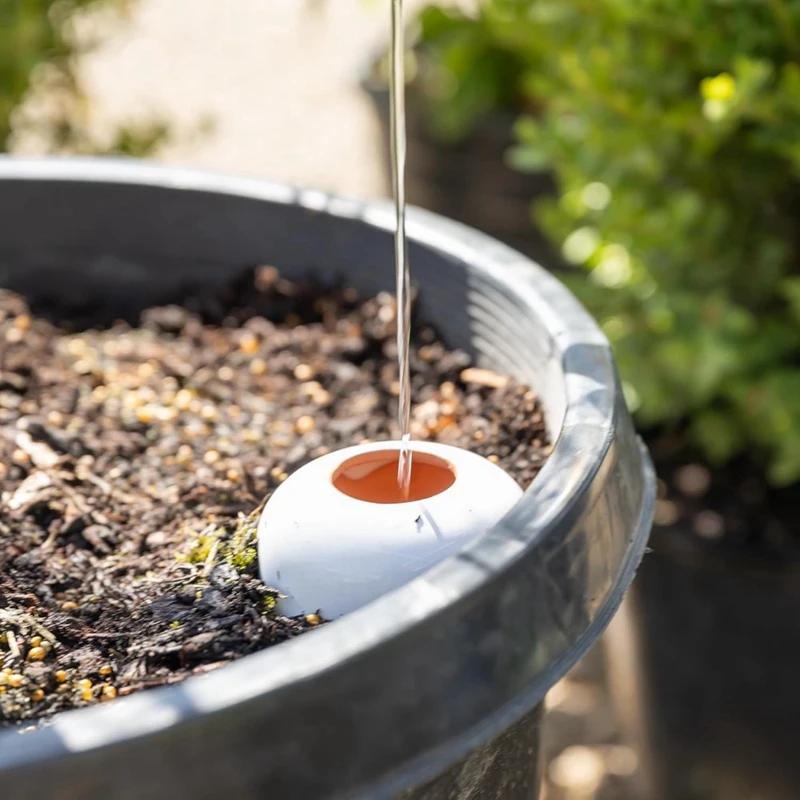 Bola regando planta de terracota, regando pode, liberação lenta, auto regando Spike, 16 onças, 4pcs