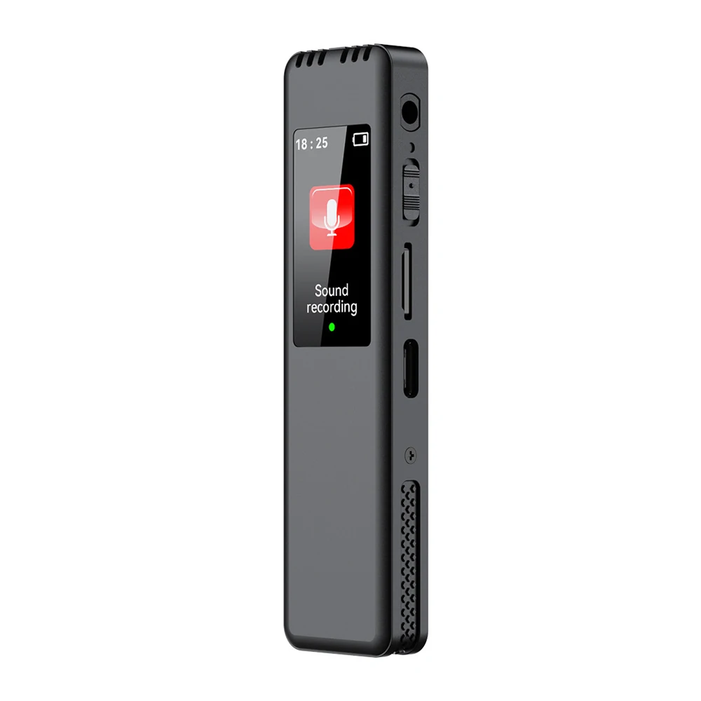 Digital Voice Recorder Portable Dictaphone Voice Activated Audio Recording MP3 Player Long Time Record for Meeting Interviews