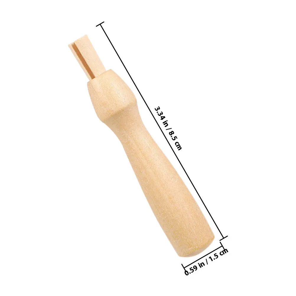 6Pcs Needle Felting Handles Wooden Handle Tools Handheld for Wool Felting Craft DIY Supplies Wooden Handle Tools
