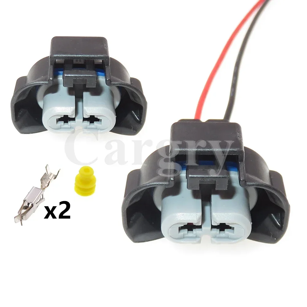 

1 Set 2P 240PC023S8019 Automobile Fog Lamp Wire Harness Socket AC Assembly For Honda Toyota Nissan Car Waterproof Connector