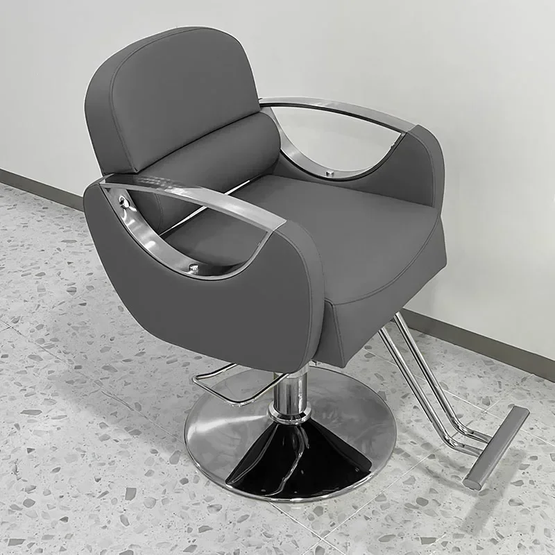 

Beauty Home Barber Chair Trendy Aesthetic Swivel Luxury Chair Leg Rest Minimalist Nordic Cadeira De Barbeiro Salon Furniture