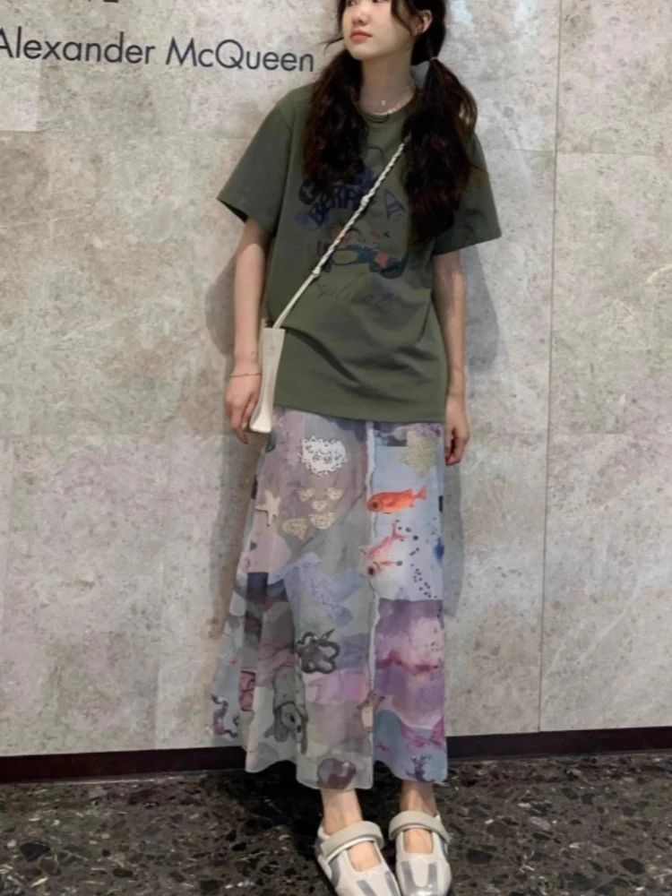 Rok Cetak Desain Elegan Wanita - Street Fashion High End ulasan dan harga