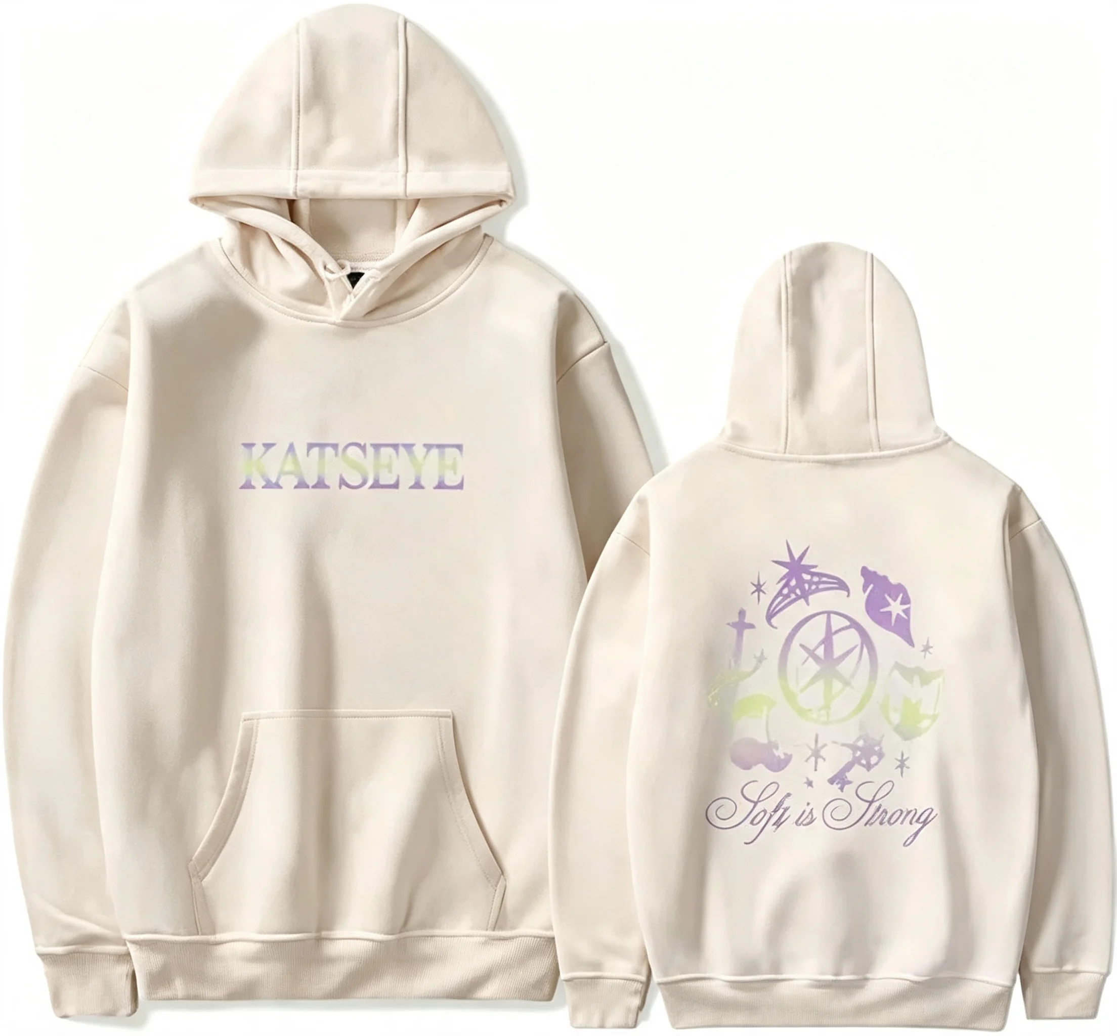 2026 Katseye Merch Distressed Hoodie environmental protection material Men Women Sweatshirt Tracksuit Pullover Coat Fashion rest