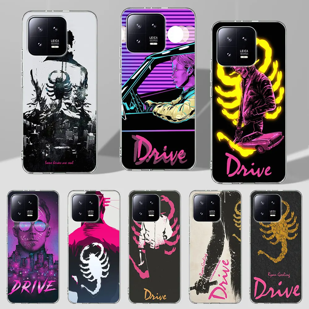 Drive Ryan Gosling Movie Fun Art Case for Xiaomi Mi 11T 13 11 10T 8 9 CC9 A3 CC9E 12 9T Pro 10 Lite Soft Transparent Phone Cover