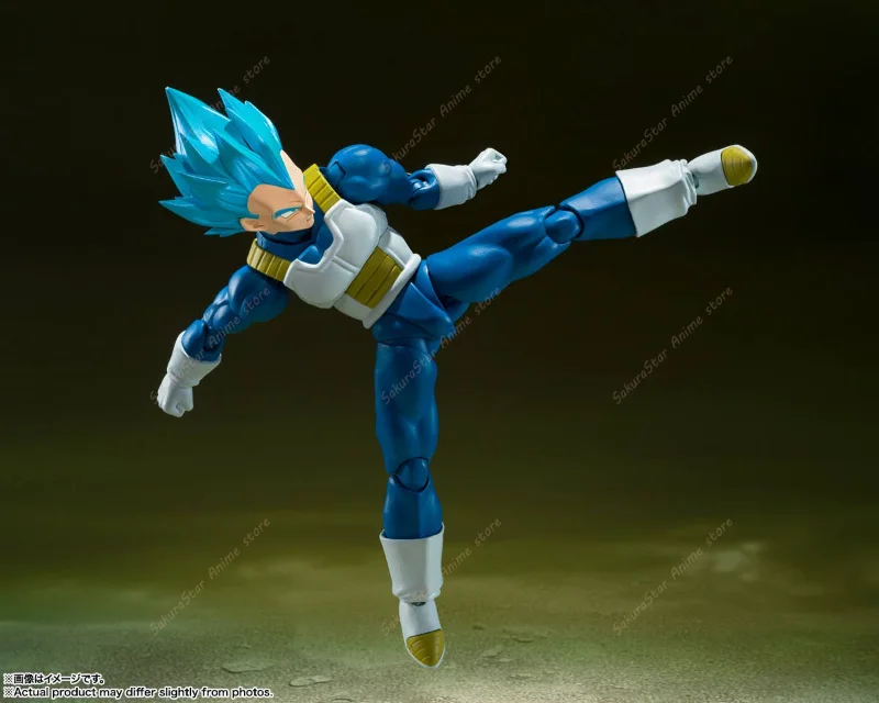 

【In Stock】Wholesale Bandai Dragon Ball SHF Super Saiyan God Blue Vegeta Anime Action Figure Collectible Model Toy