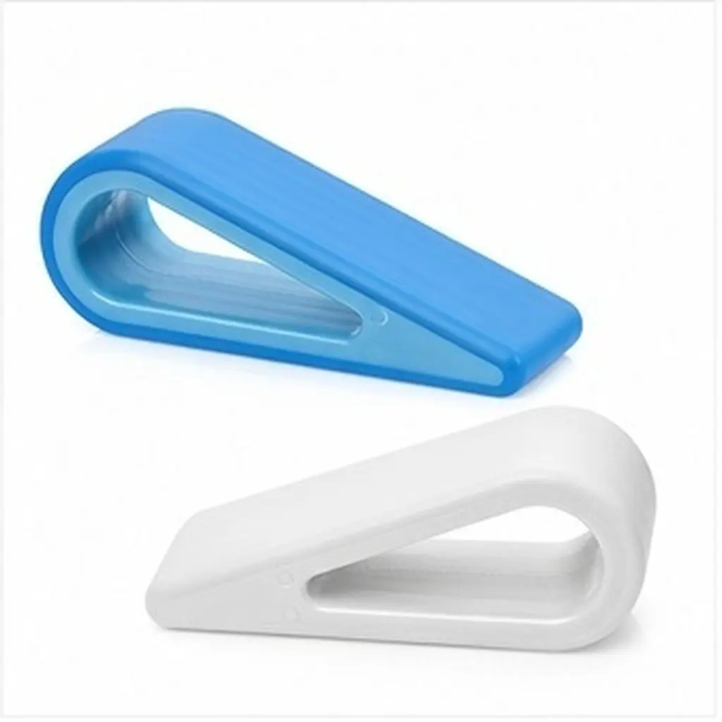 4Pcs Premium Plastic Laptop Stand Riser Cooling Holder for Notebook Computer Desk Use with Optimal Viewing Angle and Cable