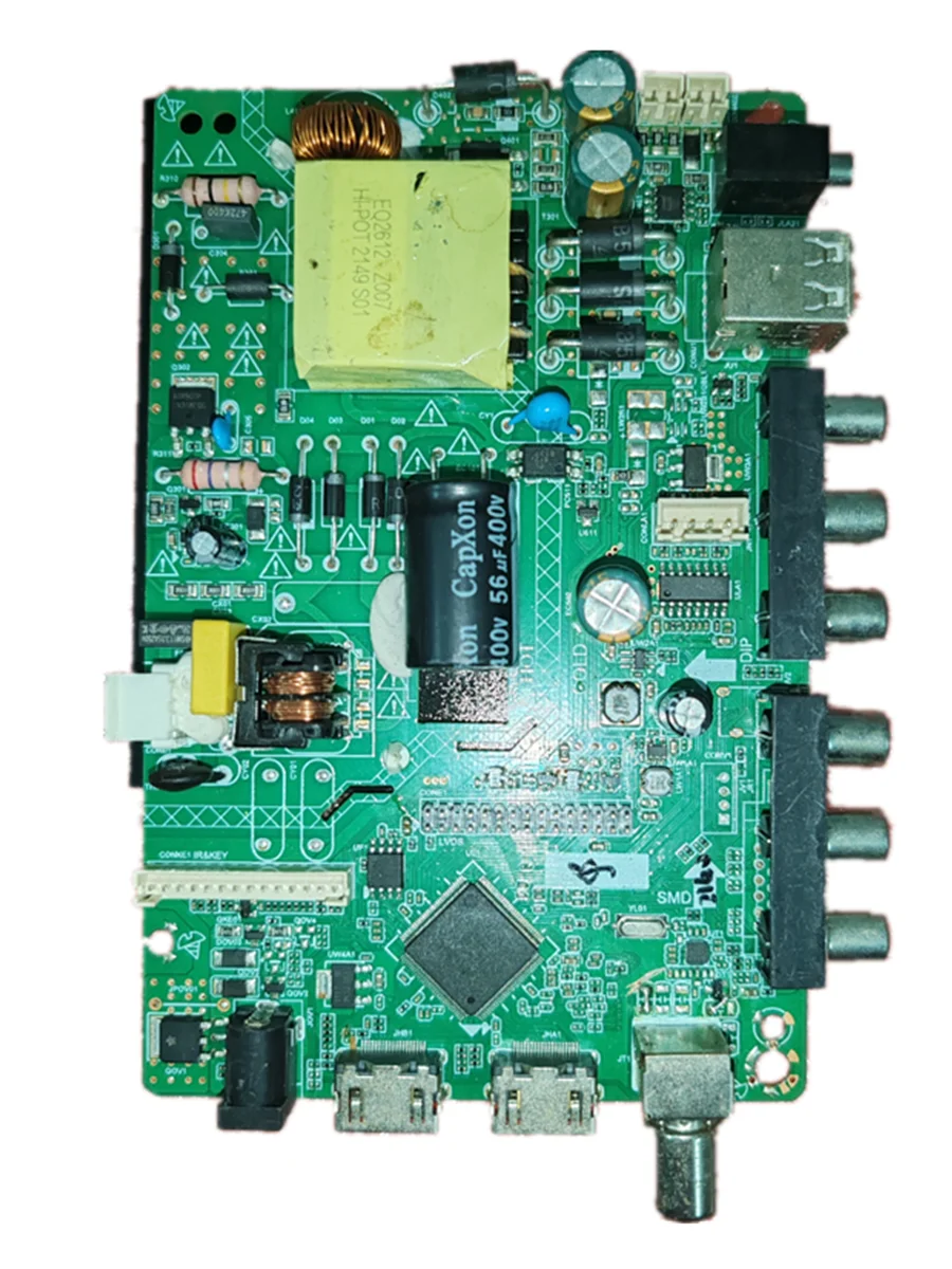 ZP.S53.818R01-Carte mère TV 3 en 1, testée, photo physique, pour 2AV, 36 à 41V, 600mA